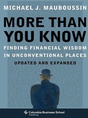 cover image of More Than You Know